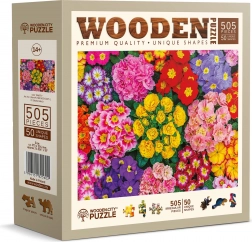 Dřevěné puzzle kvetoucí květiny 505 dílků WOODEN CITY
