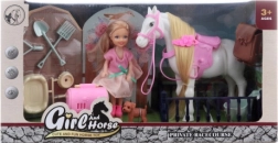 Panenka a koník s doplňky