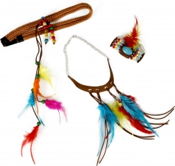 Indiánská sada doplňků pro dospělé