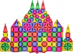 Barevná stavebnice z magnetických dílků 150 ks