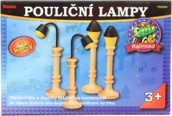 Maxim pouliční lampy – sada 4 ks