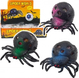 Antistresový mačkací pavouk se žgelovými kuličkami