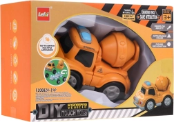 Interaktivní hračkový náklaďák s míchačkou na magnety