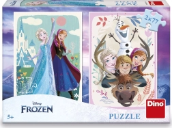 Puzzle Ledové království: Anna a Elsa 2x77 dílků