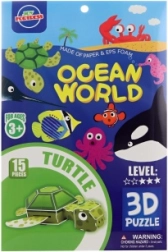 3D pěnové puzzle želva