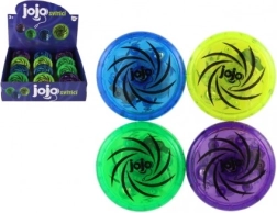 Svítící plastové jojo 6 cm – 4 barvy, na baterie