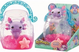 Animagic svítící axolotl v akváriu