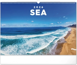 Nástěnný kalendář Moře 2026