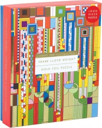 galison puzzle frank lloyd wright saguaro cactus and forms 1000 dílků metalické