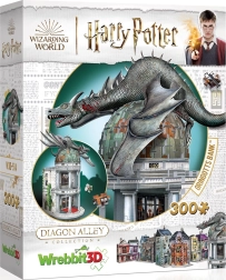 3D puzzle WREBBIT Harry Potter: Gringottova banka 300 dílků