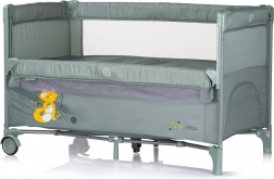 Cestovní Dětská Postýlka Relax Basil s Sklopnou Bočnicí