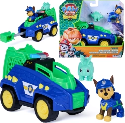 Spin Master Psi Patrol dinozauri – vozidlo Dino rescue cruiser 15 cm s figurkami Chase a dinosaurus