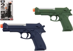 Plastová pistole 17 cm se světlem a zvukem