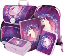 Školní Sada BAAGL Kůň: aktovka, penál, sáček, desky, box