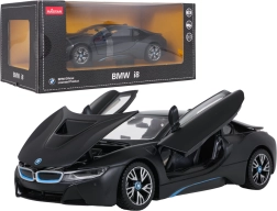 Kovový model BMW i8 v měřítku 1:24 černý RASTAR