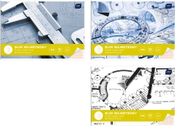 Blok milimetrového papíru A4 INTERDRUK