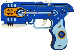 Dřevěné 3D puzzle Zbraň na gumičky Lovec draků