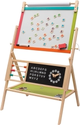 Dřevěná tabule pro děti 2v1 Montessori BABY MIX