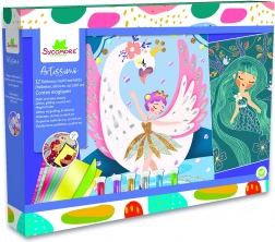 Artissimo XXL kreativní sada – vyškrabování, metalická fólie a třpytky: kouzelné příběhy