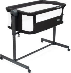 Přístavná postýlka Baby Mix Rose černá