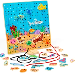 Bigjigs Toys provlékací deska – podmořský svět