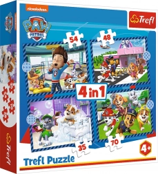 Puzzle 4v1 Psí patrola – Psí příběhy