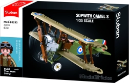Stavebnice dvouplošníku Sopwith - Model Bricks