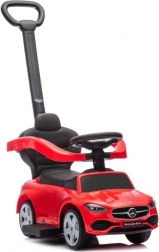 Odrážedlo s tlačkou Mercedes 3v1 červené