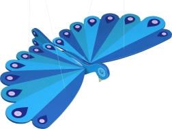 Dřevěný létající páv VILAC – závěsná dekorace