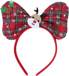 Vánoční čelenka Sob a Motýlek