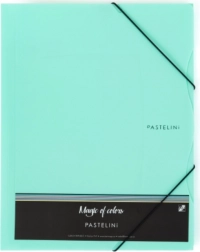 Složka s gumičkou A4 PASTELINI zelená PP