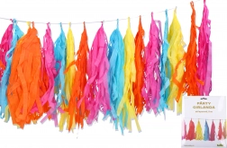 Girlanda střapcová vícebarevná