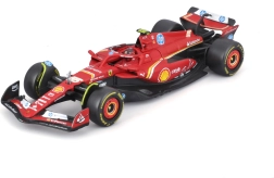 model vozu formula 1 ferrari sf-24 1:43 s jezdcem carlosem sainzem v dárkovém boxu