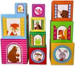 Skládací věž Lelin Lesní kostky