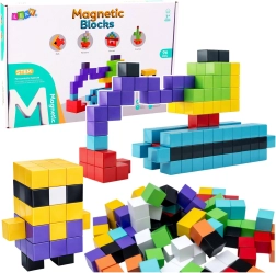 Magnetické stavebnice 3D kostky – 96 dílů