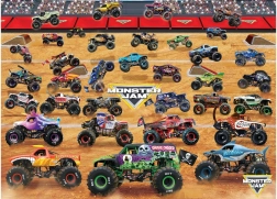 Puzzle EUROGRAPHICS Monster Jam – sestava trucků, 1000 dílků