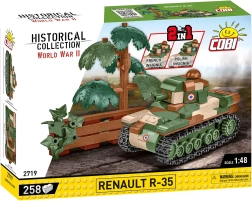 Stavebnice tanku RENAULT R-35 1:48 (258 dílků) – COBI Historical Collection