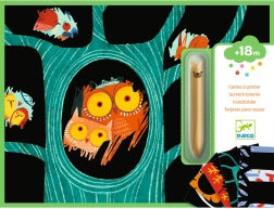 Vyškrabávací obrázky zvířátek pro nejmenší od Djeco