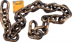 Karnevalový zlatý řetěz 1 m