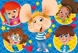 Clementoni puzzle Myšák Gigio MAXI 24 dílků