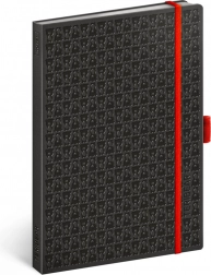 NOTIQUE linkovaný notes TERIBEAR A5, černý, 15 × 21 cm