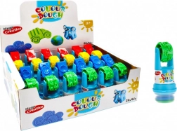 Sada na modelování COLOUR DOUGH s válečkem a razítky
