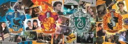 Puzzle 1000 dílků Čtyři bradavické koleje HARRY POTTER