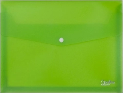 Prostorová sloha A4 se zapínáním na druk, zelená Opaline