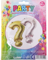 Nafukovací balónek otazník 40 cm