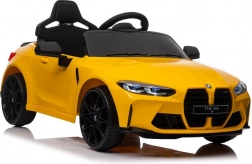Dětské elektrické auto BMW M4 žluté