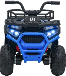 elektrická dětská čtyřkolka robust modrá 12v