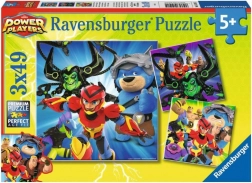 Ravensburger puzzle Power Players 3×49 dílků