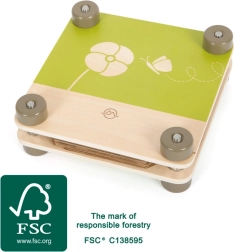 dřevěný lis na květiny small foot discover