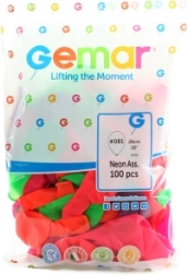 Fluorescenční balónky 100 ks